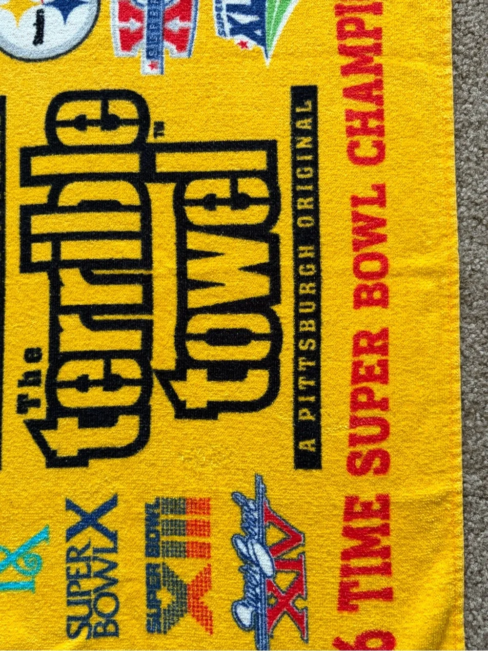 The Terrible Towel Pittsburgh Steelers Yellow Rally Towel